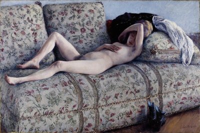 Nude on a Couch, c.1880 by Gustave Caillebotte